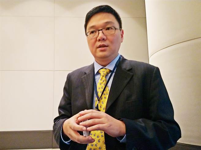 工業電腦廠艾訊發言人黃士青。（林資傑攝）