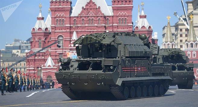 5月9日俄罗斯将在莫斯科红场进行卫国战争胜利74周年大阅兵，展示大量新式武器。（图／卫星通讯社）