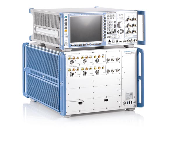 R&S CMX500無線通訊測試儀，以現行的R&S CMW500為基礎，新增5G NR信令RF測試，可提供研發過程中通用的測試解決方案。圖／業者提供