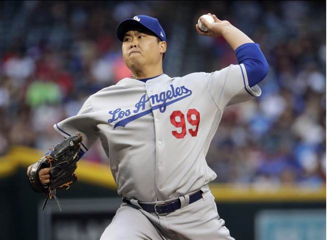 天使想补强投手，柳贤振是选项之一。（美联社资料照）