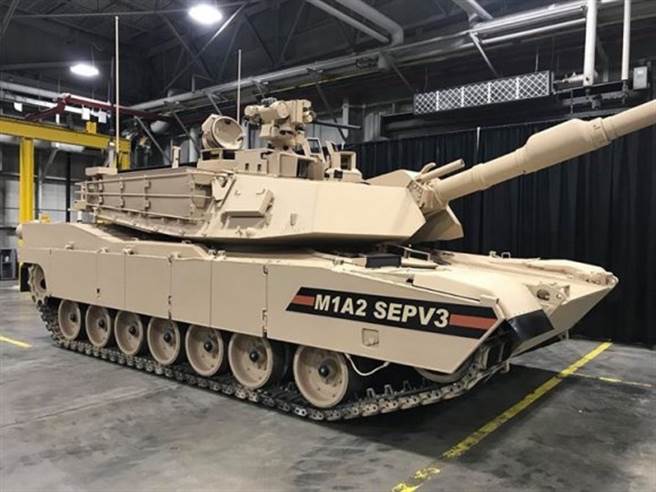 美陆军最新升级版M-1A2C SEPV3艾布兰坦克是美军最强装甲战车，即将服役，与传已确定售台的M-1A2X为同系列。（图／美国陆军）