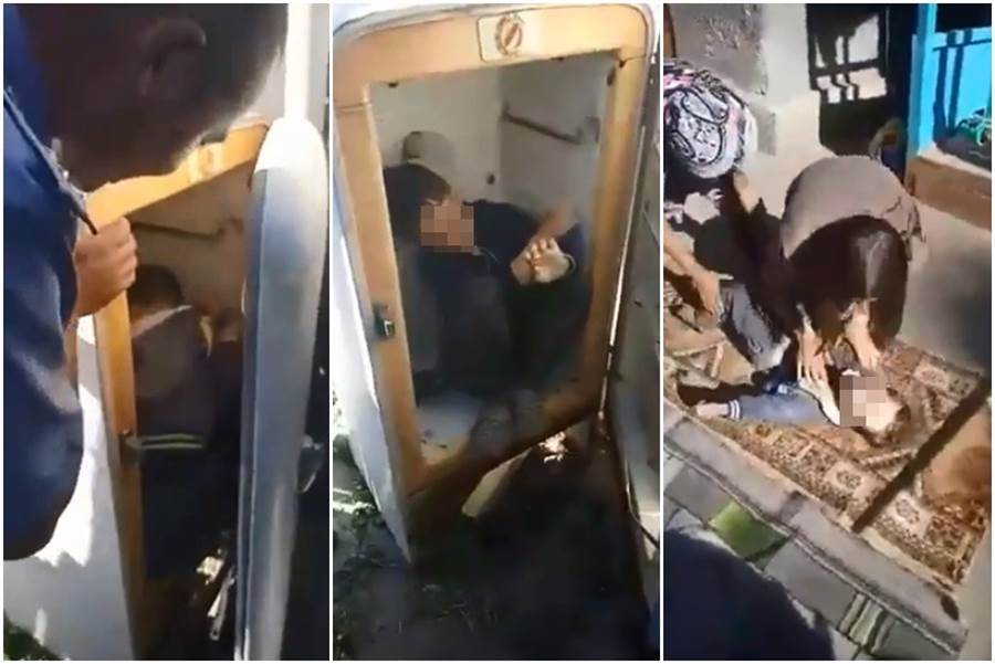 2男童躲進舊冰箱被反鎖悶死。（圖／翻攝自YouTube）