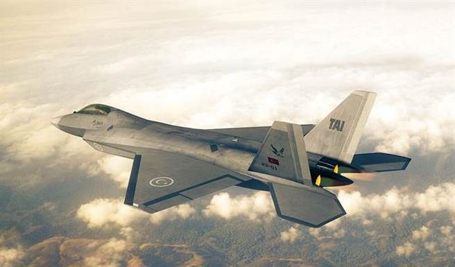 土耳其自制5代隐形战机原型TF-X。（土耳其航空航天工业，TAI）