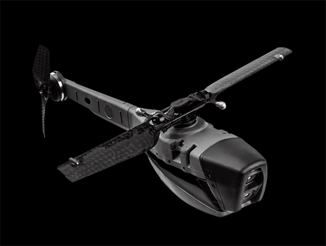 Flir系统公司开发的陆军单兵操作掌上型战场无人侦察机。（图／FLIR System)