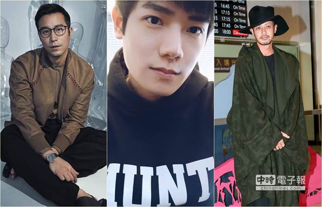鮮肉男星張行（中）近期參演了日劇《深夜食堂5》，和兩大男神張孝全（左）、小田切讓（右）一起合作。（合成圖／左、中圖翻攝自臉書；右圖中時資料照）