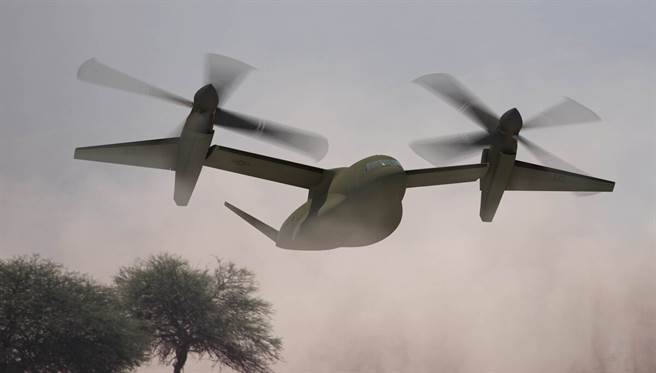 卡兰公司将以独特的主动变速转子技术与雷神公司及诺格公司合组团队，竞争美陆军未来攻击侦察直升机的设计案。（图／卡兰飞机公司）