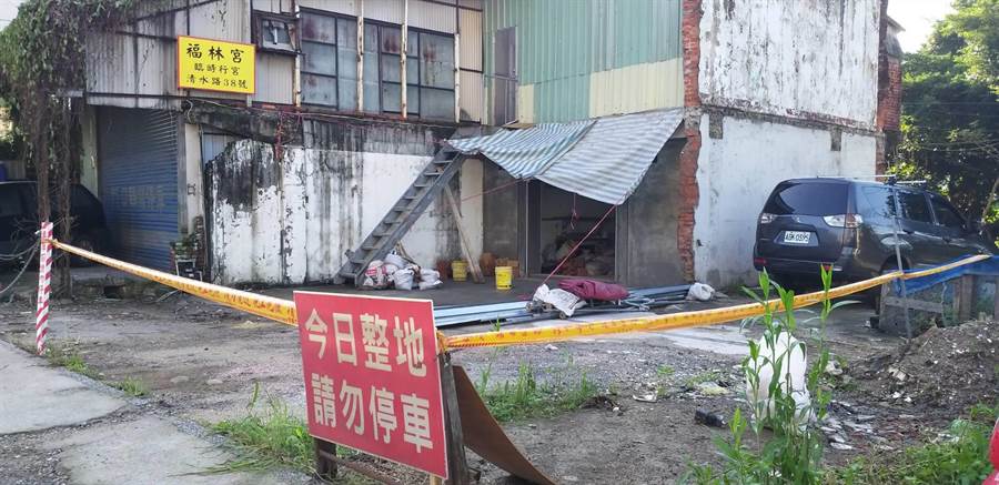 土城福林宮選定在清水路上重建宮廟，延續福德正神恩澤。（許哲瑗翻攝）