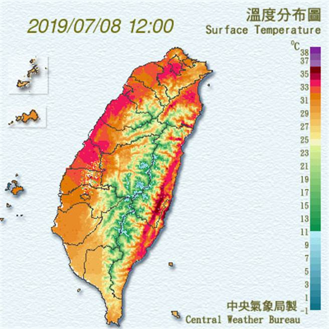 熱炸 太麻里飆出39 5度台北體感溫度達42度 生活 中時新聞網