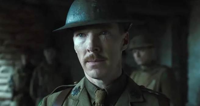 著名影星班奈迪克·康伯拜區也在電影「1917」扮演英國軍官。(圖/環球)