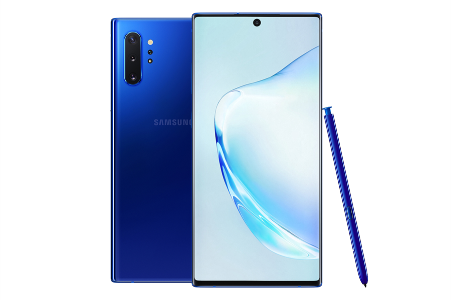 Galaxy Note10+星環藍。(圖／三星提供)