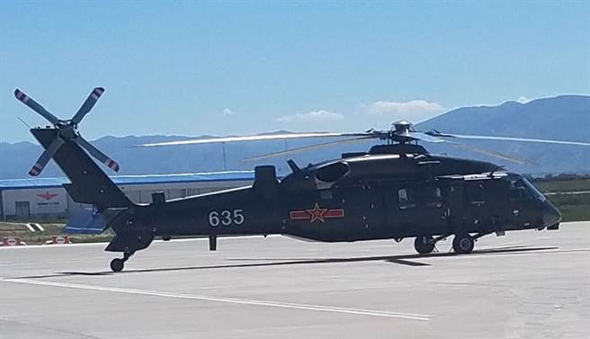 中共自行研制的直-20直升机能满足反潜、侦察、运输、特种作战等多用途需求。（图／中国军网）
