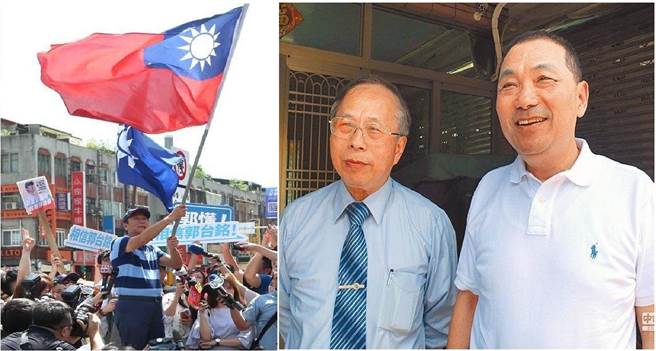 鴻海集團創辦人郭台銘(左)、新北市長侯友宜(右)和二哥、也是高醫院長侯明鋒(中)。(圖/合成圖，本報資料照)