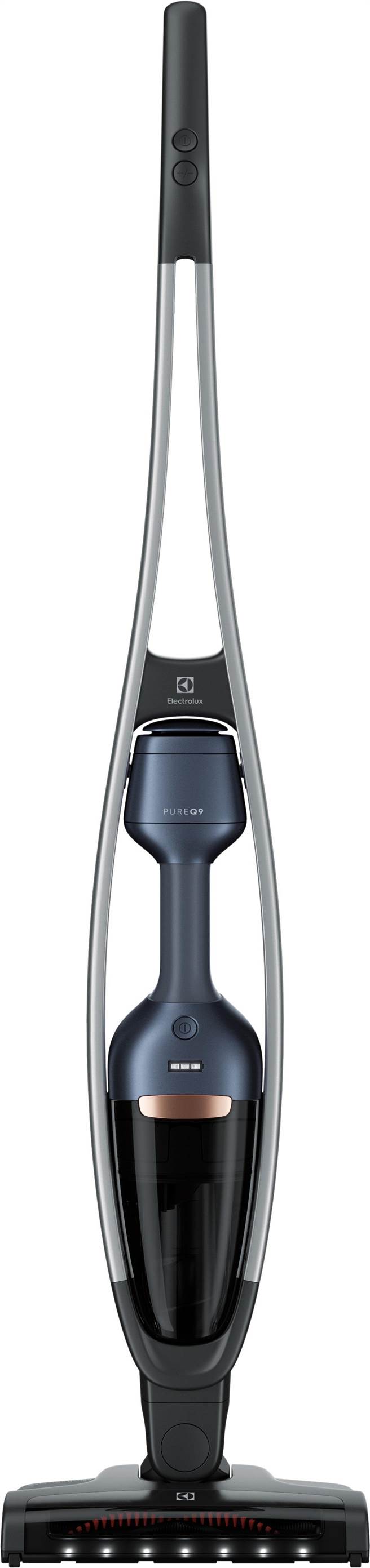伊萊克斯PURE Q9強效靜頻吸塵器，共恬靜白、沉靜藍、靜謐棕 3色，1萬9900元起。（伊萊克斯提供）