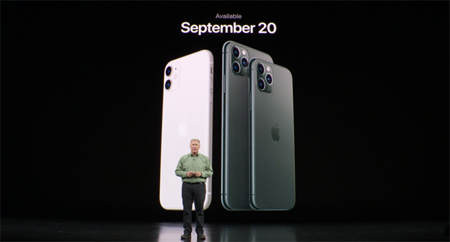 蘋果正式發表IPhone 11系列三款新機，到底應該怎麼選？（摘自蘋果官網）
