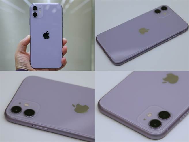 iPhone 11紫色款。（黃慧雯攝）
