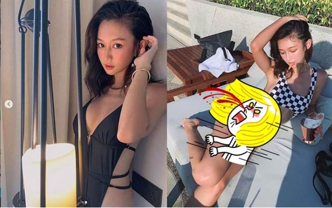 正妹DJ穿高衩泳衣 辣晒三角地带(图翻摄自/ig/lok_lokyii)