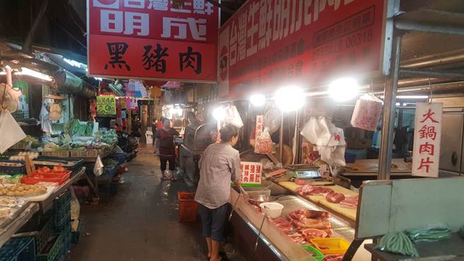 市场常见这家美食 曝月薪网惊：真那么赚？(市场示意图/中时资料库.张妍溱摄)