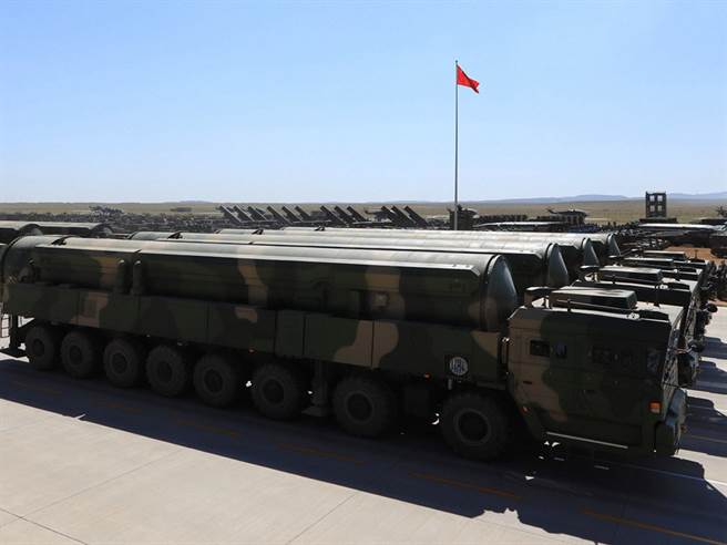 即將在北京再度亮相的大陸洲際彈道核導彈東風-31。（圖／新華社）