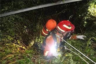 雲南昭通一中學生被困40米洞穴 消防7小時成功救援