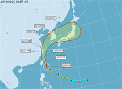 米塔颱風逼近　吳德榮：東北角小心破壞性強風