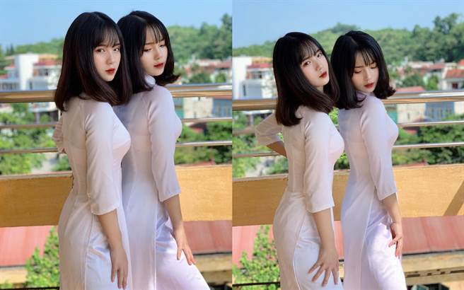 越双胞正妹穿奥黛 辣晒曲线网暴动(图摘自IG/princess.1911)