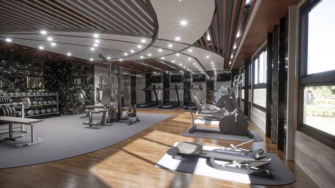 導入全區唯一重訓健身中心