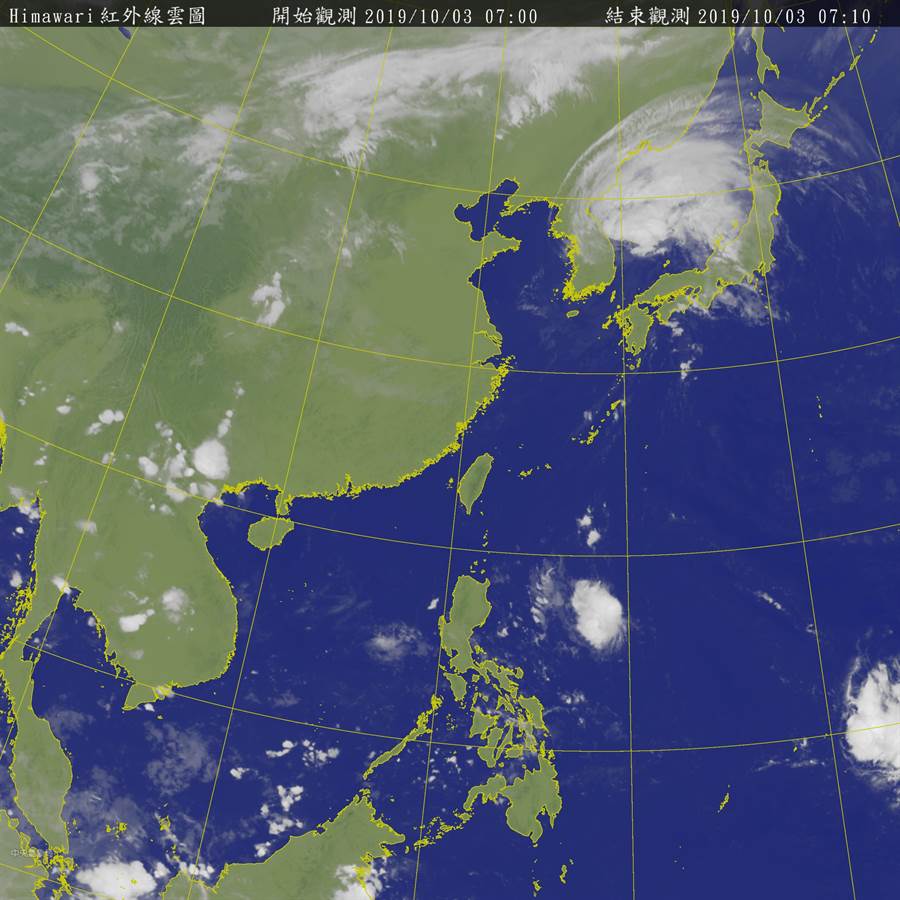 今（3）日天氣仍同前幾日穩定，氣溫乾熱、雲層乾淨，為典型秋老虎天氣。（摘自中央氣象局）