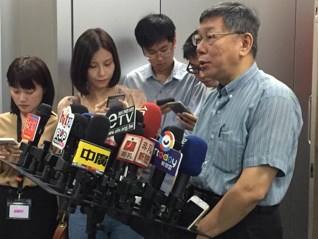 笑称不知港人为何戴口罩柯 不需每件事都带风向 新闻 中时