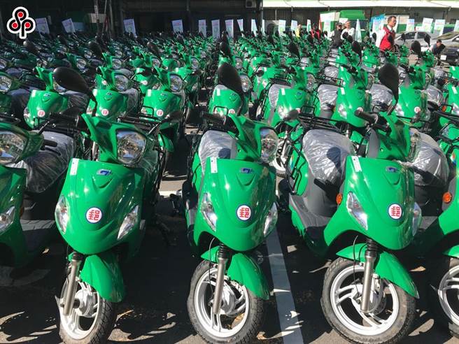 中華郵政公司2018年1月15日率先採購電動機車，供郵務士使用。（本報系資料照）