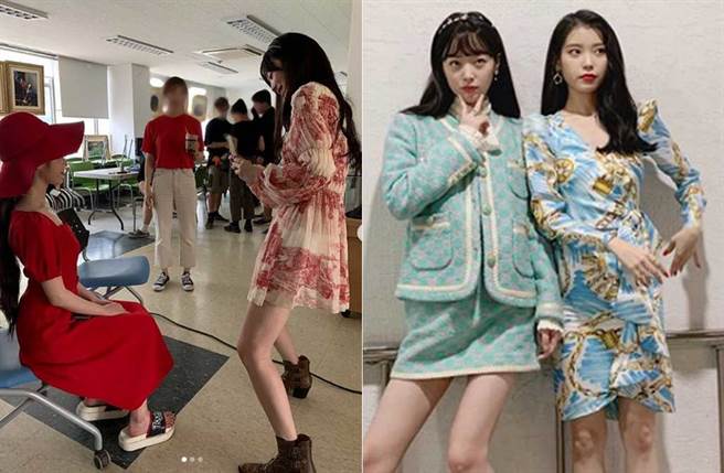 雪莉轻生后，挚友IU在7年前为她写的歌〈水蜜桃〉被挖出，再度衝上排行榜。(取材自雪莉IG)