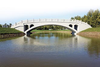 智慧化建造 河北3D印出趙州橋