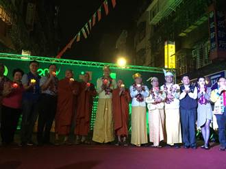 緬甸光明點燈節 千人中和祈福歡慶