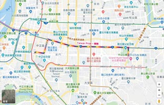 Google地圖 看見彩虹路線