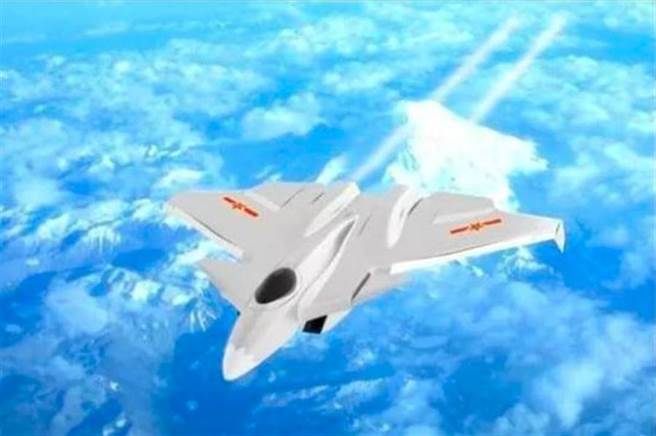 解放軍第6代戰機示意圖。（兵工科技）