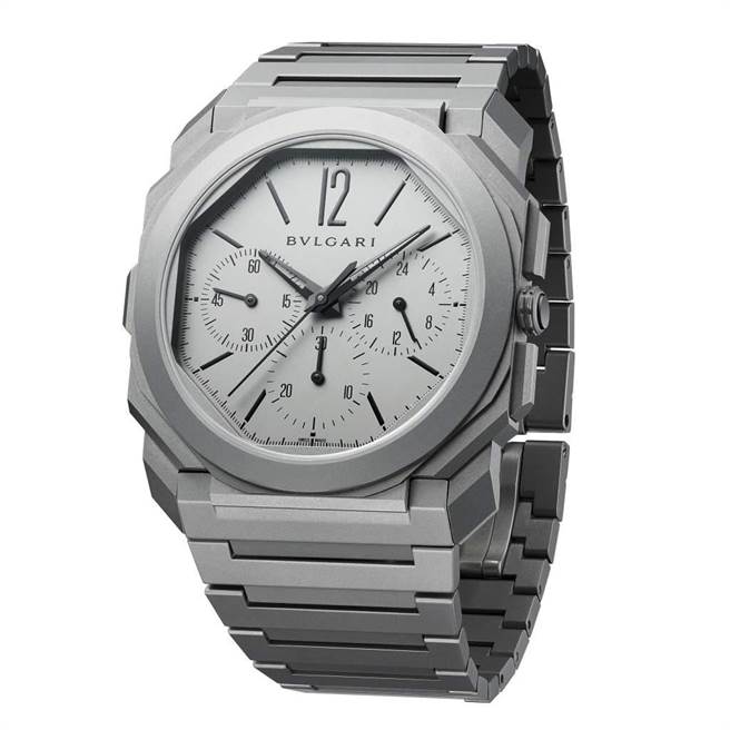 宝格丽今年以Octo Finissimo Chronograph GMT计时码表拿下「最佳计时码表奖」。（BVLGARI提供）