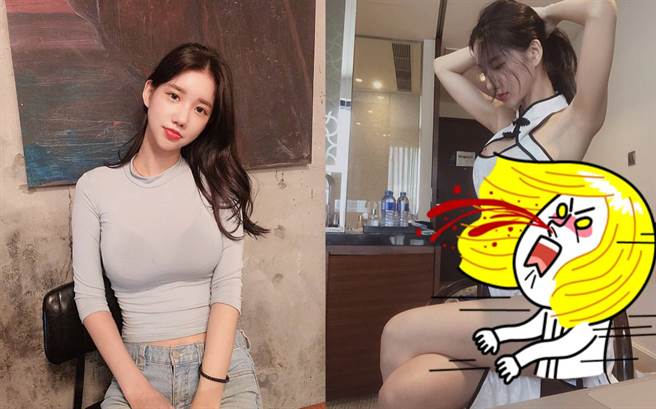 清纯DJ穿改良旗袍 侧边黑线太邪恶(图摘自IG/2km2km)