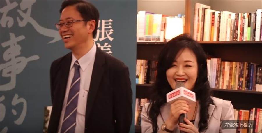 前行政院長張善政（左）與妻子張琦雅（右）。（圖／翻攝自YouTube）