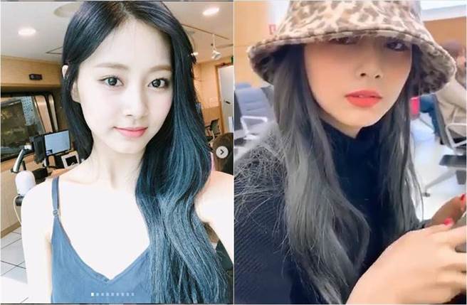 周子瑜被录影突击，一开始愣住的表情萌度爆表。（图／取材自TWICE Instagram）