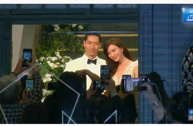 志玲姐姐美艷动人。(取自中时电子报直播)