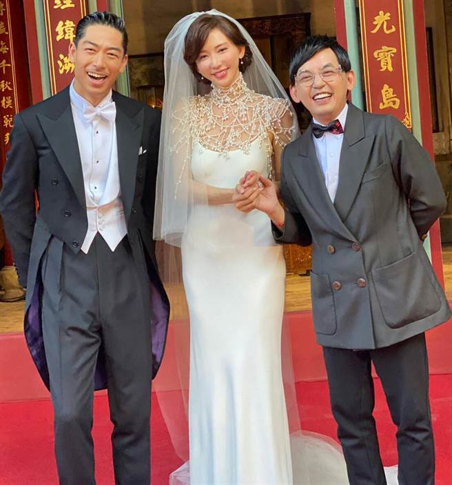 黃子佼與林志玲夫婦合影。(黃子佼提供)