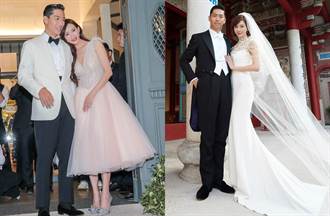 林志玲梦幻婚纱一次看！越晚越辣解放半球、裸背