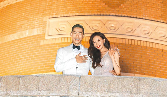 林志玲婚礼。（卢祎祺摄）