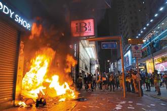 香港選後首週末 再爆發警民衝突