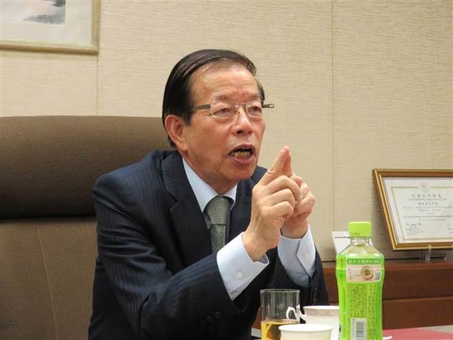 驻日代表谢长廷。（中央社）