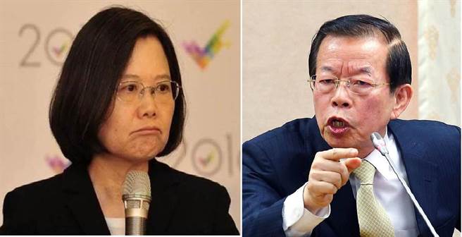 总统蔡英文(左)、驻日代表谢长廷(右)。(图/合成图，本报资料照)