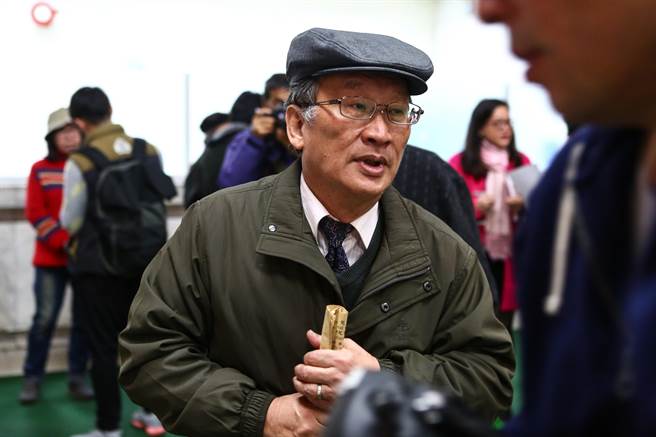 228基金會執行長楊振隆（見圖）。2017年2月26日，中正紀念堂停售先總統蔣中正相關商品，楊振隆肯定政府跨出轉型正義的第一步。（鄧博仁攝）