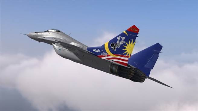 馬來西亞空軍的MiG-29已不堪使用，俄國提出舊機(MiG-29)換新機(MiG-35)的方案，但馬來西亞擔心會遭到美國制裁。(圖/馬來西亞空軍)