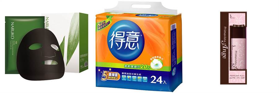 Yahoo奇摩盤點2019電商年度Top10，圖為Yahoo超級商城前三大熱銷商品。(Yahoo奇摩提供／黃慧雯台北傳真)