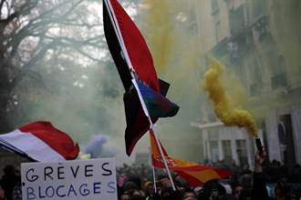 罷工與黃背心兩面夾擊　法國交通大癱瘓