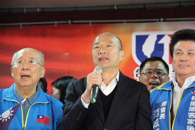 国民党总统候选人韩国瑜。